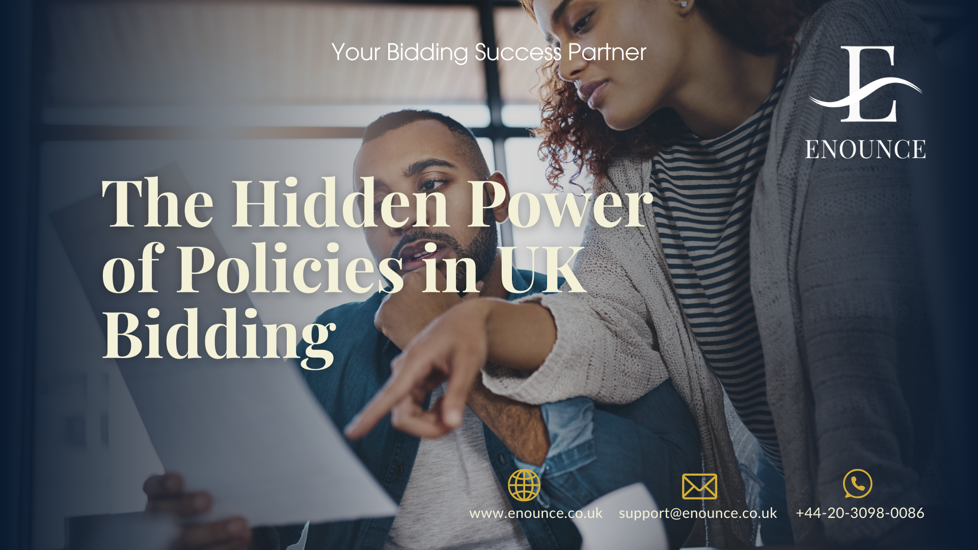 The Hidden Power of Policies in UK Bidding